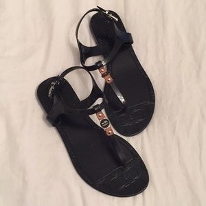 Coach black Sandlals